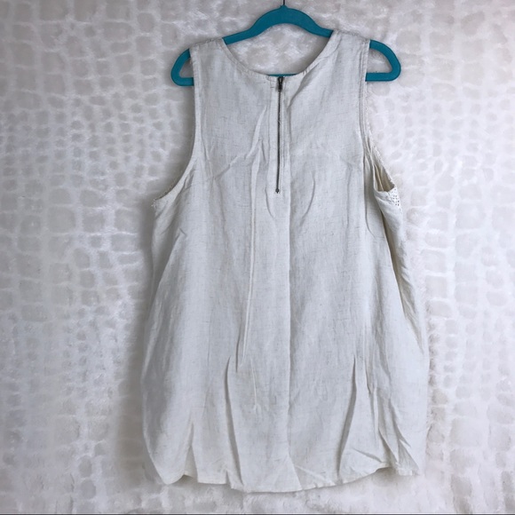 Sunday In Brooklyn Cream Knit Tank Top Anthro M - Picture 3 of 8